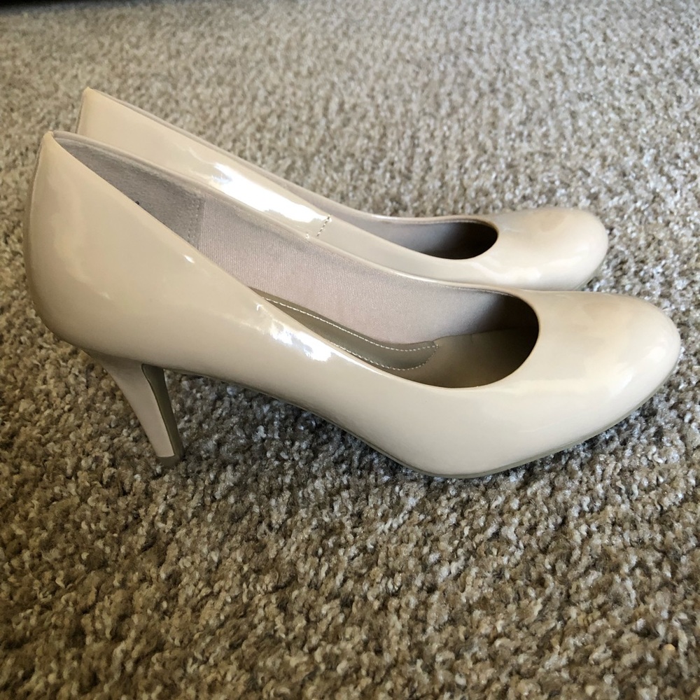 Nude high heels